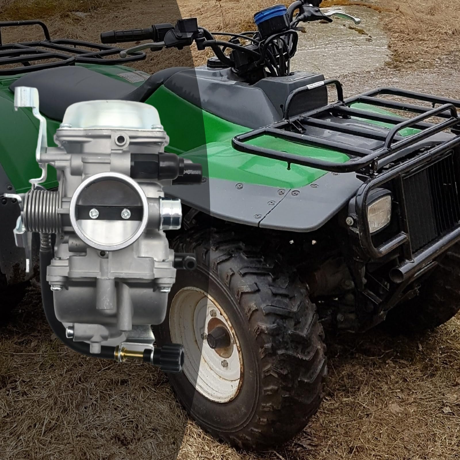 Amazon.com: Anxingo KLF300 Carburetor Replacement for Kawasaki